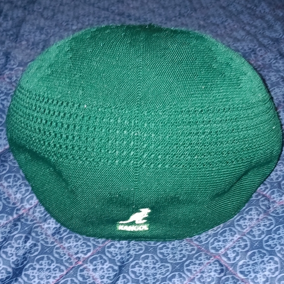 80s Kangol Tropic 507 Ventair Green Cap Hat Vintage - Picture 1 of 5